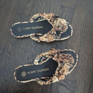 Tory Burch Women's Tan and Brown Sandals